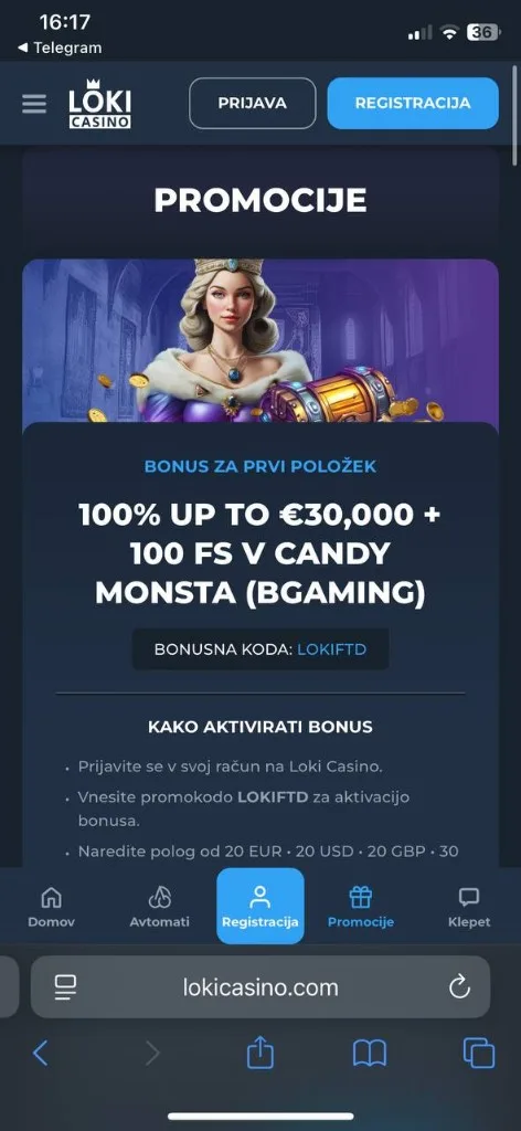 Loki mobilni — promocije
