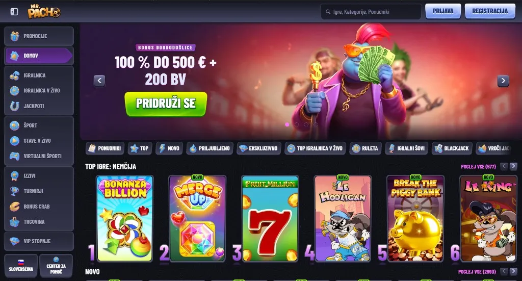 MrPacho namizni vmesnik